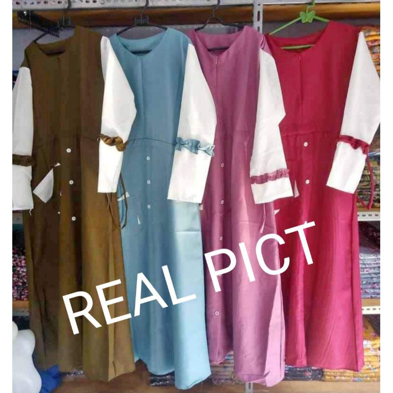 GAMIS REMAJA CLARA Dress Muslim Wanita Gamis Casual Terbaru