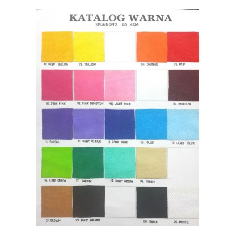 

Kain Spunbond Flower Wrapping 60gsm 50x100cm