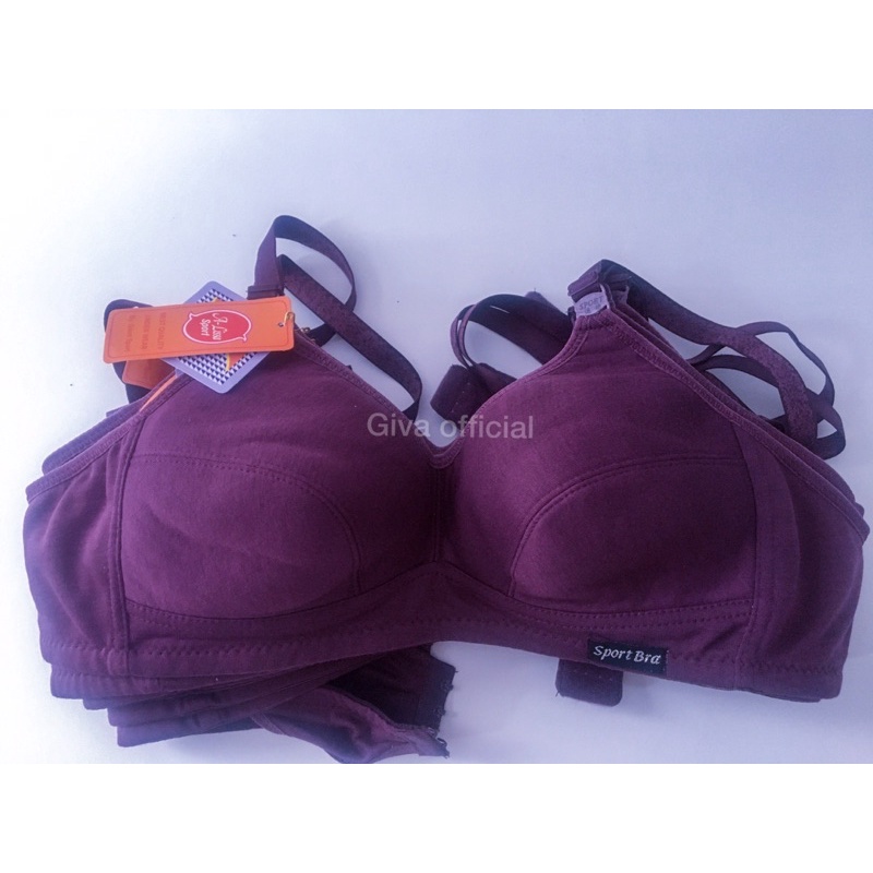 Bra sport A-lissa/ bra tanpa kawat/bra dewasa/ukuran 40/bra jumbo