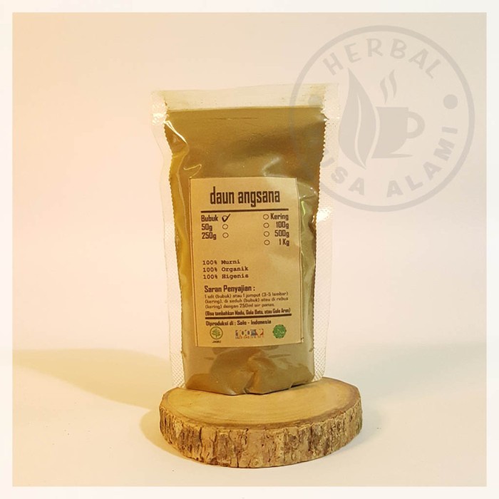 

DAUN ANGSANA BUBUK | MURNI | Pterocarpus Indicus 100g