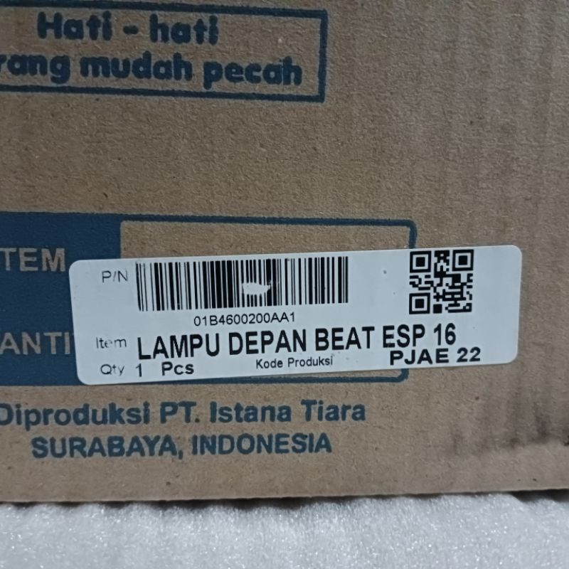 REFLEKTOR LAMPU DEPAN BEAT F1 ESP 2016-2020 IMITASI WIN