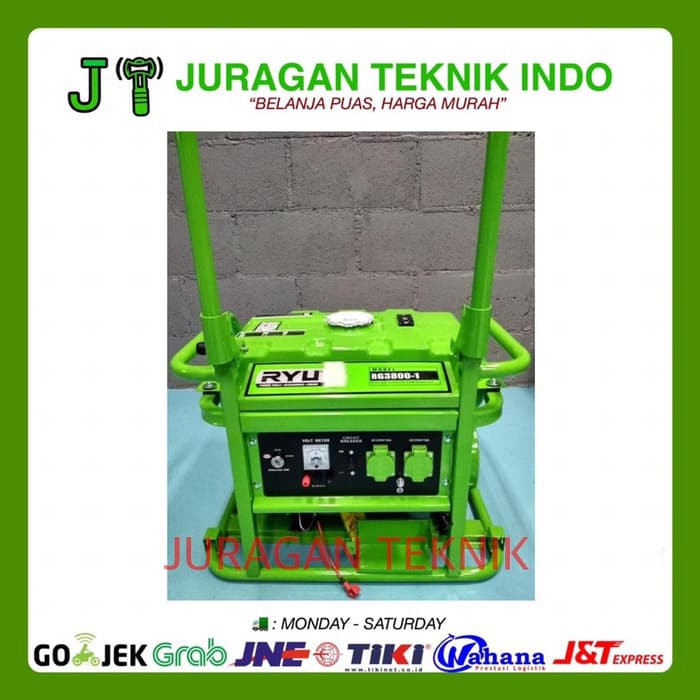 TEKIRO RYU Mesin Genset / Generator Bensin RG3800-1 RG 3800-1