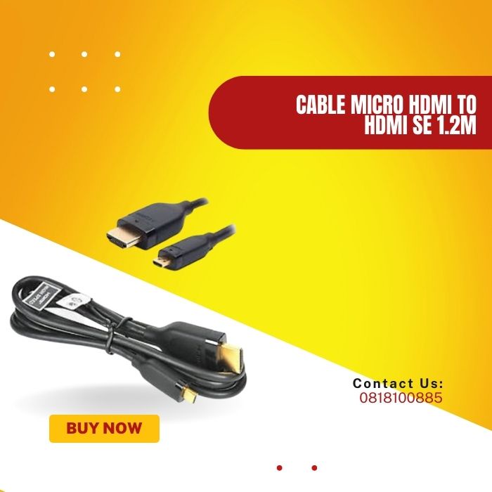 Cable micro HDMI to HDMI SE 1.2m