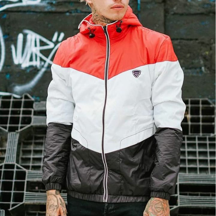 JAKET PARASUT FRIDAY KILLER HENNEY RED