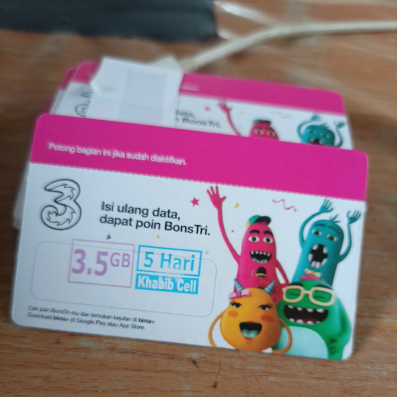 Voucher Happy Tri 3,5GB