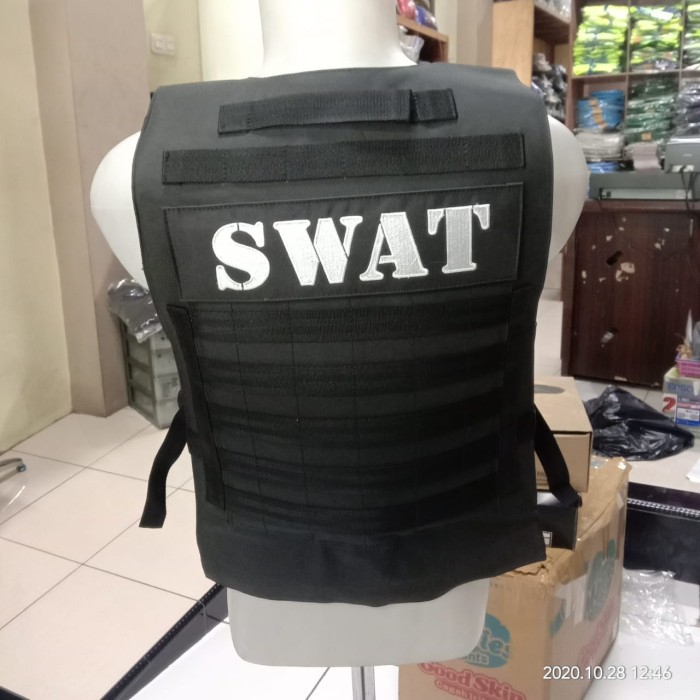 Rompi SWAT|Rompi Motor SWAT|Rompi hitam SWAT|Rompi bodyvest SWAT|ROMPI