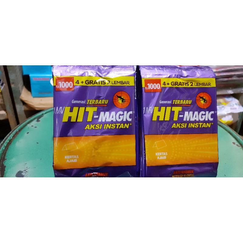 OBAT NYAMUK HIT MAGIC 1 RENCENG ISI 12 / OBAT NYAMUK KERTAS/ OBAT NYAMUK BAKAR