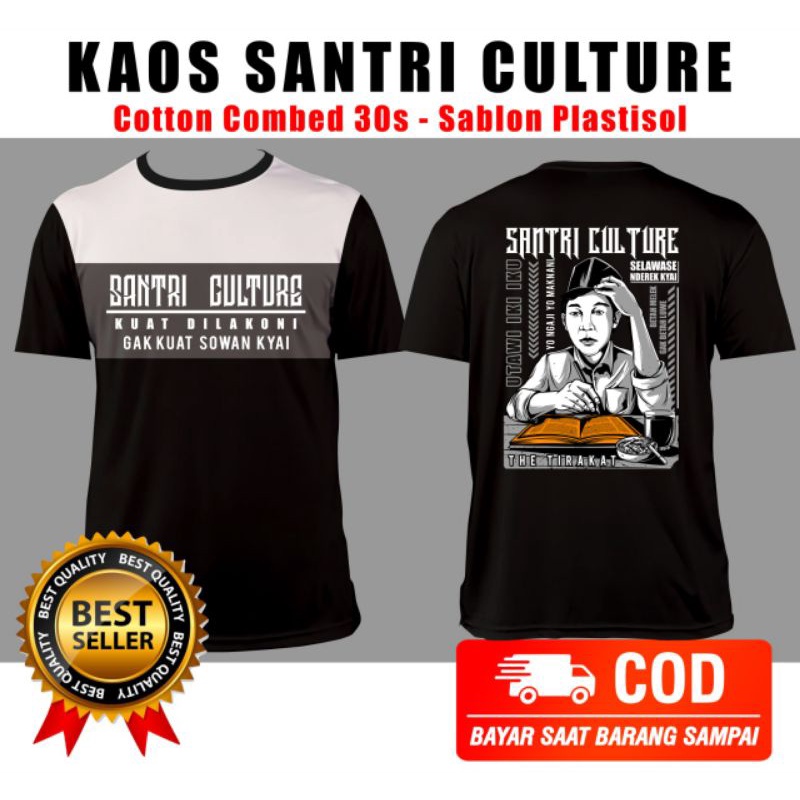 BAJU SANTRI | PAKAIAN SANTRI | KAOS SANTRI
