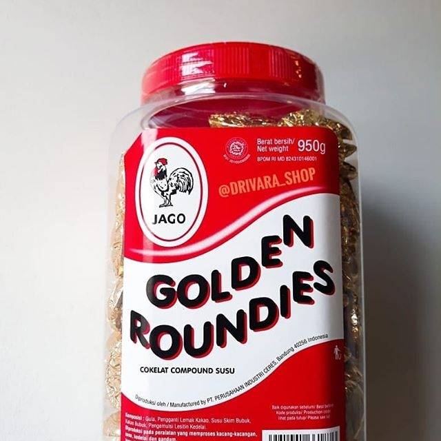 *Coklat Golden Roundies 950gr*
