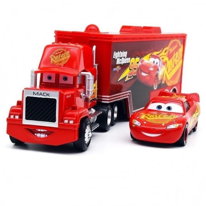 Cars 3 Lightning McQueen and Mack Truck Mainan Anak
