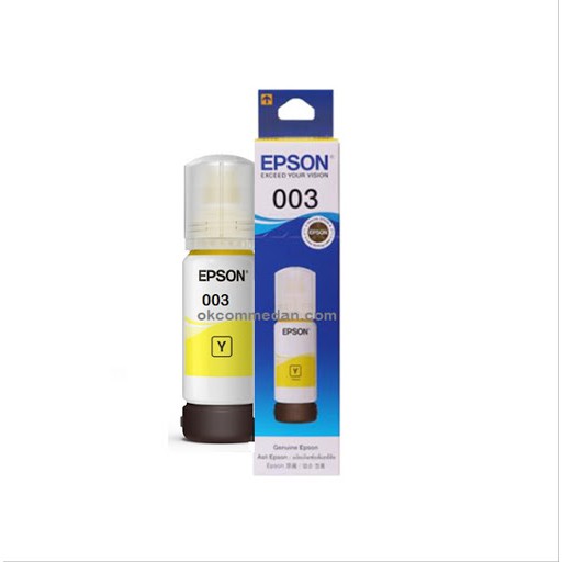 B*  TINTA EPSON 003 L1110 L3110 L3150 L5190 (HARGA SATUAN) 100% ORIGINAL