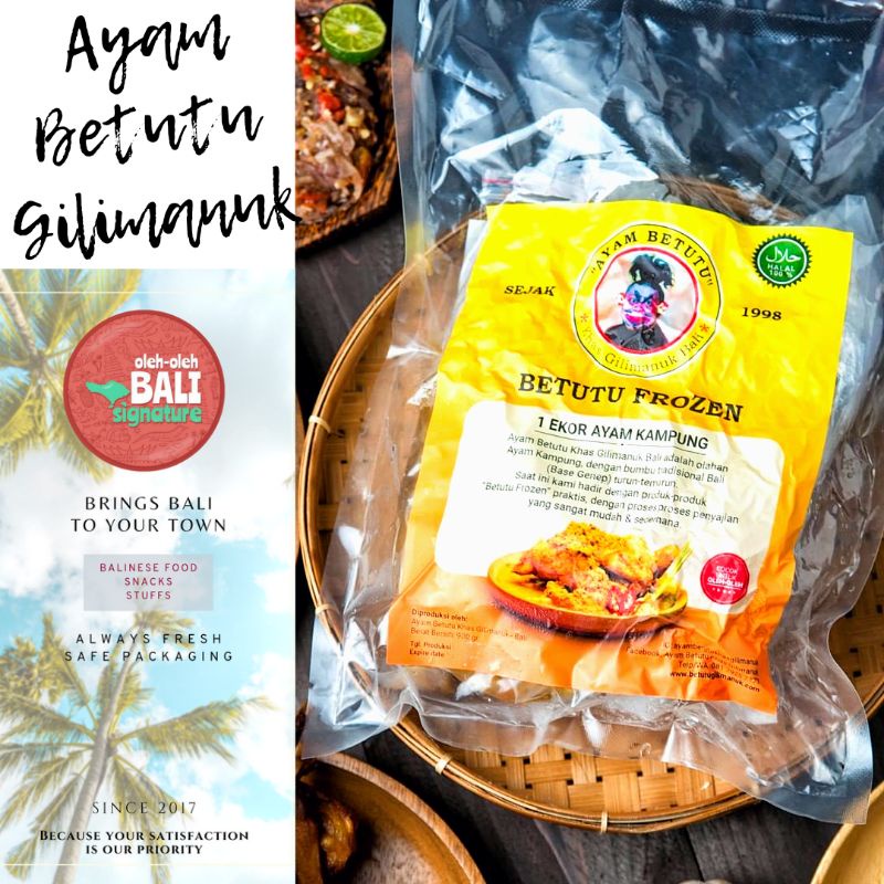 

Ayam Betutu Gilimanuk Bali (Frozen Packed Fresh)