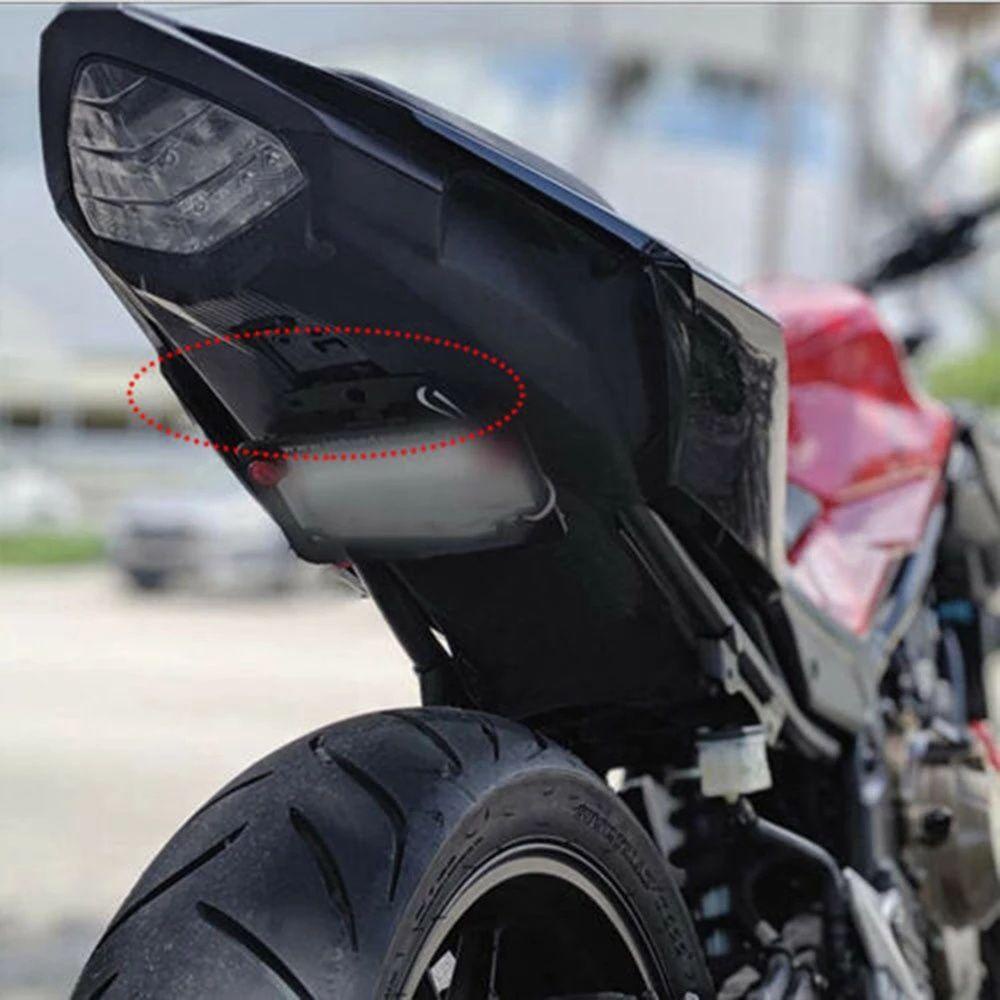 Lanfy Braket Plat Nomor Plat Frame Lipat Aksesoris Mobil Aksesoris Eksterior Untuk ATV Motor Adjustable Light Frame Holder