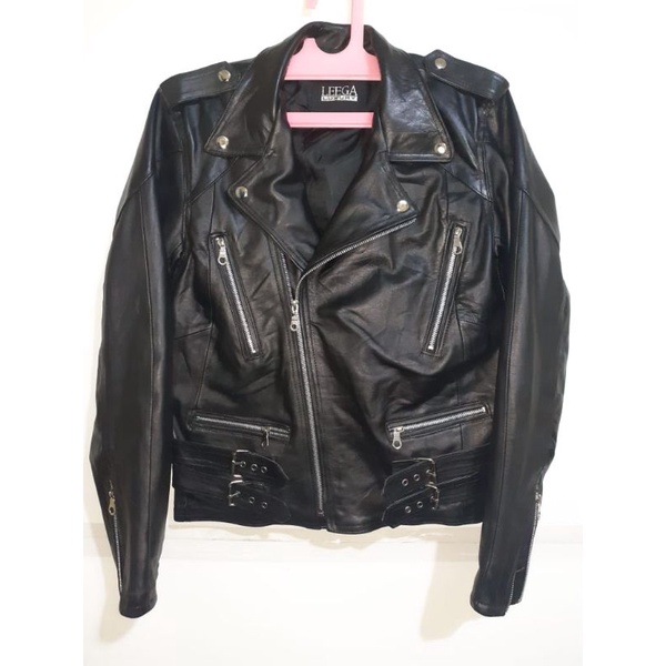 JAKET KULIT PRIA MODEL RAMONES SECOND