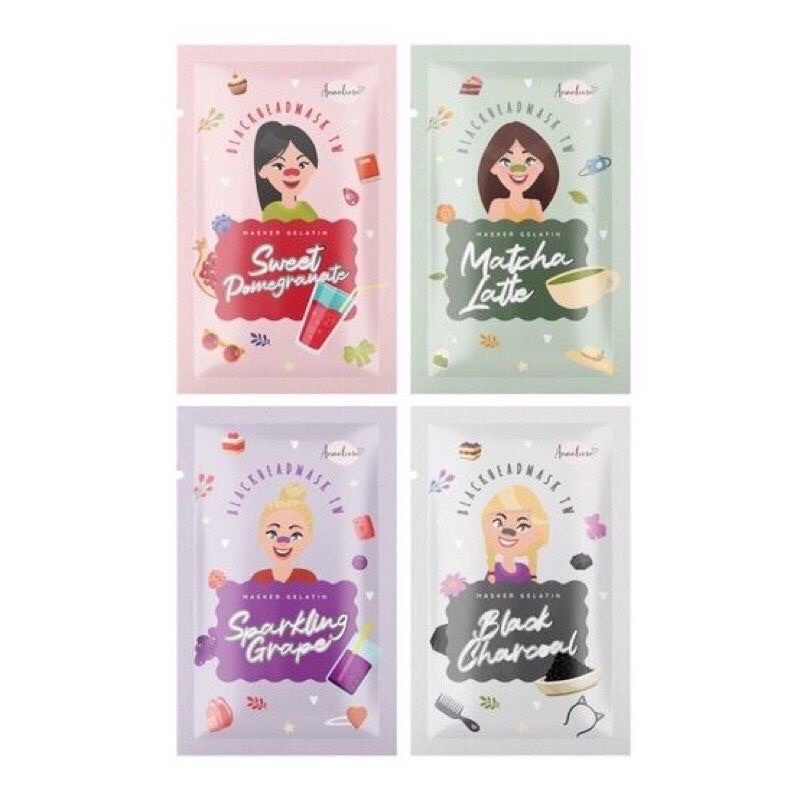 [ BPOM ] Blackhead Mask By TW / Masker Komedo by TW