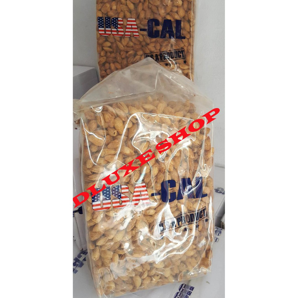 

Best Seller Roasted Almond 1 Kg ( USA CALIFORNIA ) ALMOND IN SHELL
