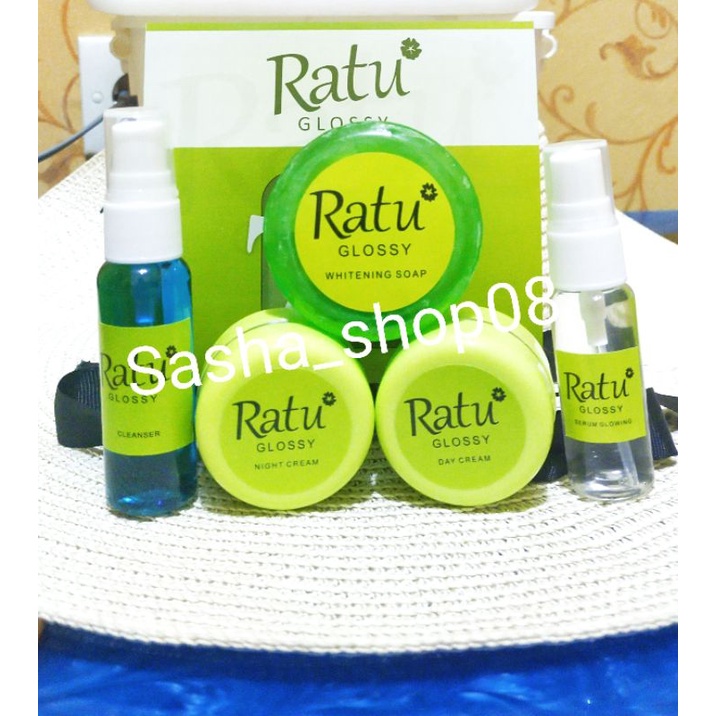 RATU GLOSSY LUXURY PAKET non pengelupasan+ Serum