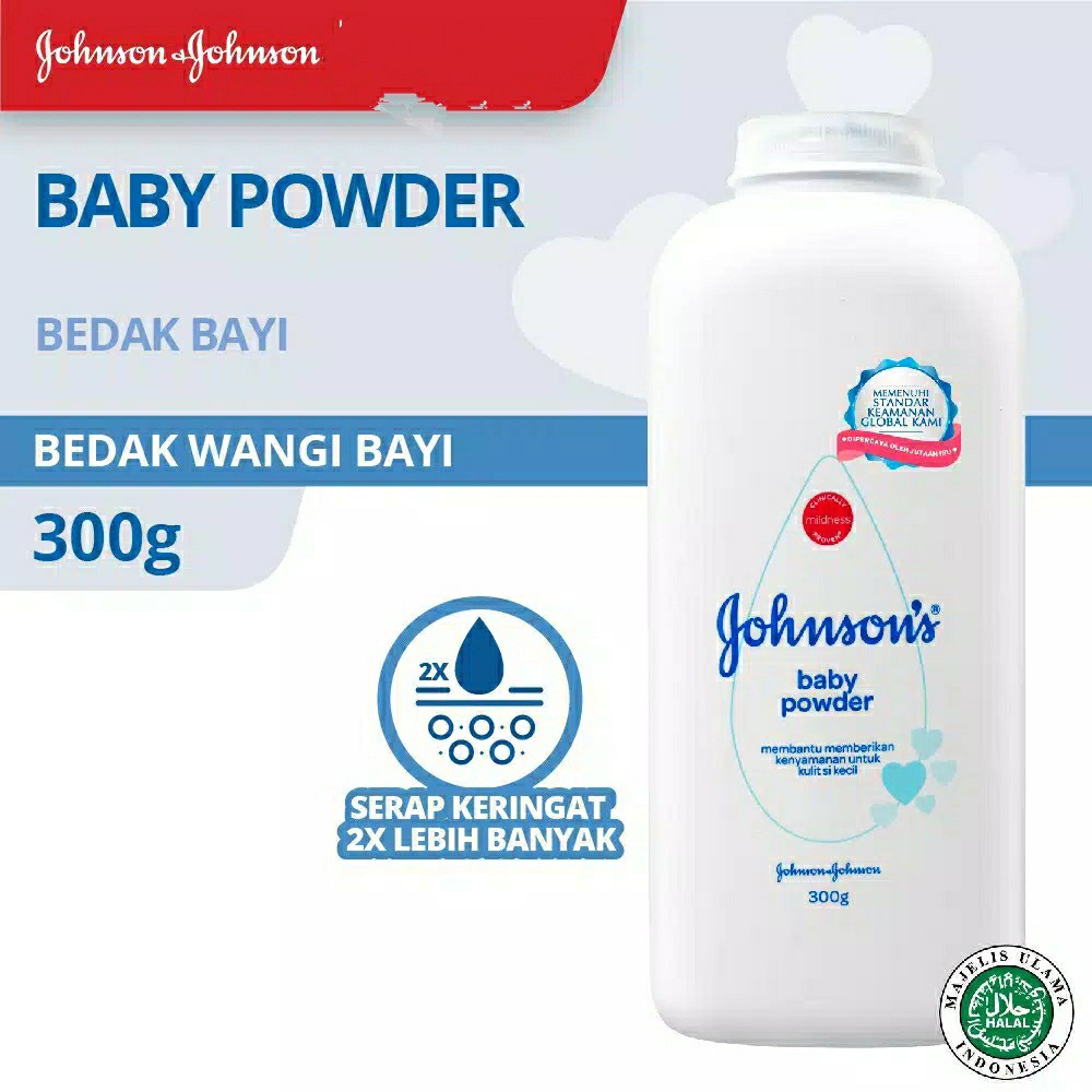 JOHNSONS BABY POWDER 300Gr [BPOM]