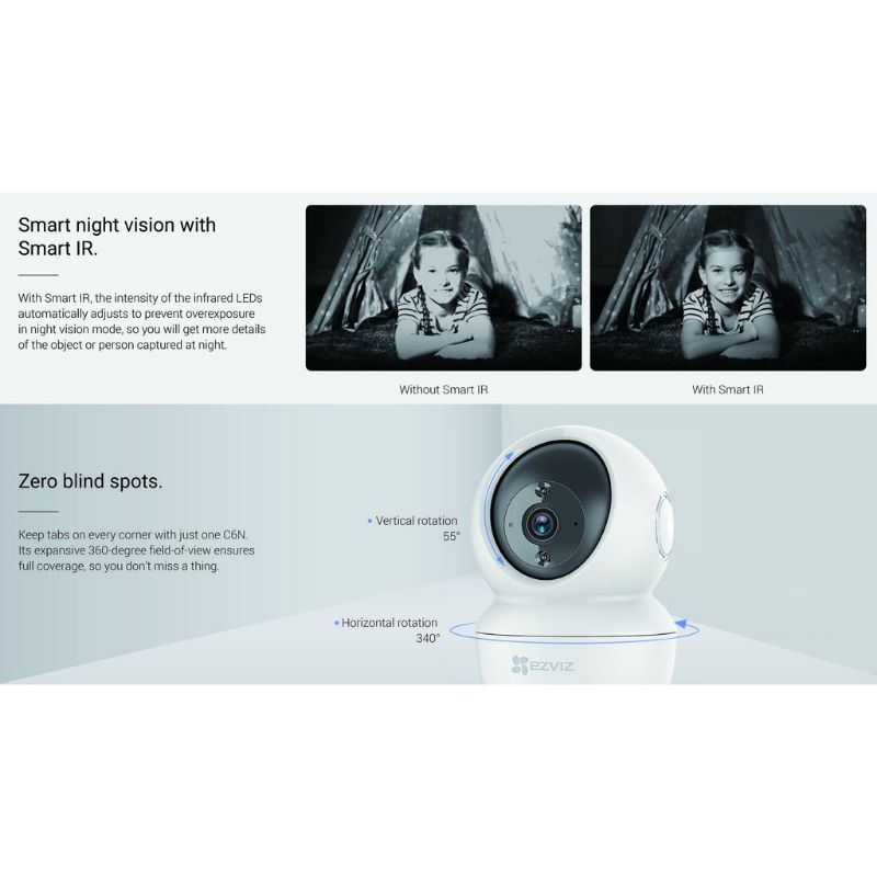 IPCam EZVIZ C6N indoor kamera CCTV Full HD 2MP 1080p SMART IP Camera