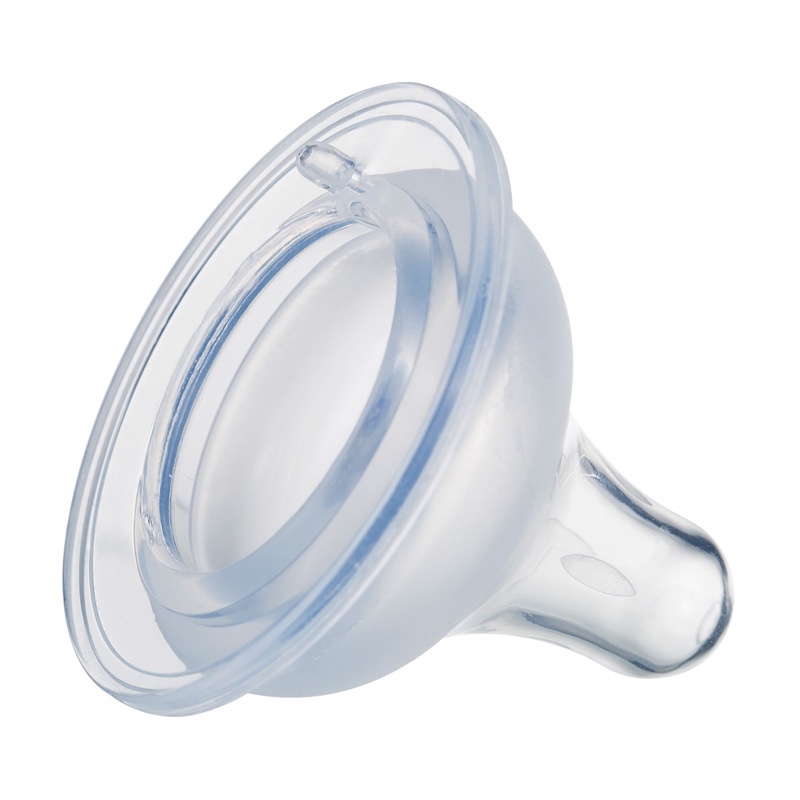 PIGEON Dot Bayi Botol Susu Nipple Peristaltic Leher lebar/ empeng bayi Wide Neck-X Cut (Bulan)-1PCS