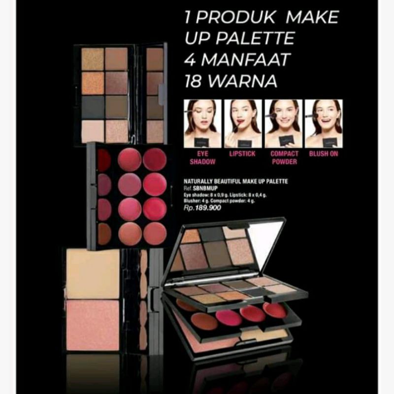NATURALLY BEAUTIFUL MAKE UP PALETTE SOPHIE PARIS (SBNBMUP) PROMO