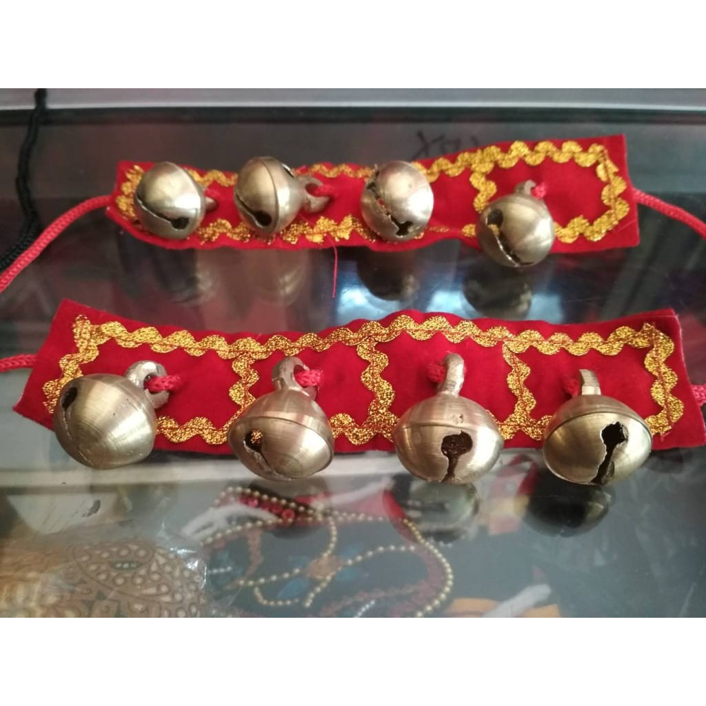 Gelang kaki krincingan binggel aksesoris kaki barongan bujang ganong kuda lumping