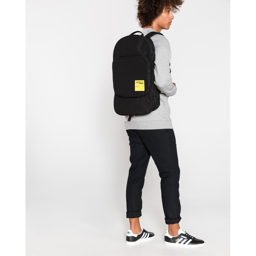 adidas originals large kaval backpack in black dm1693