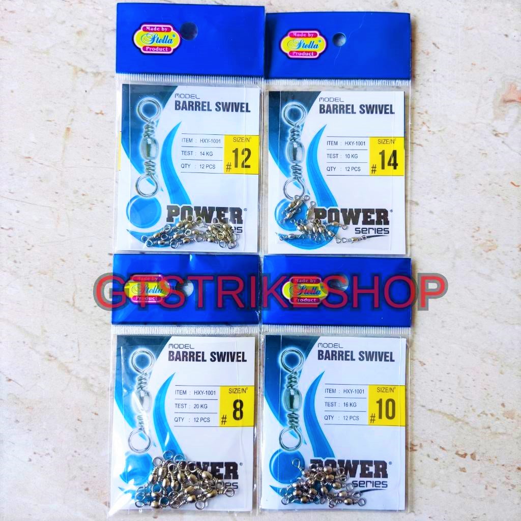 Barrel Swivel Stella Ukuran 8,10,12,14