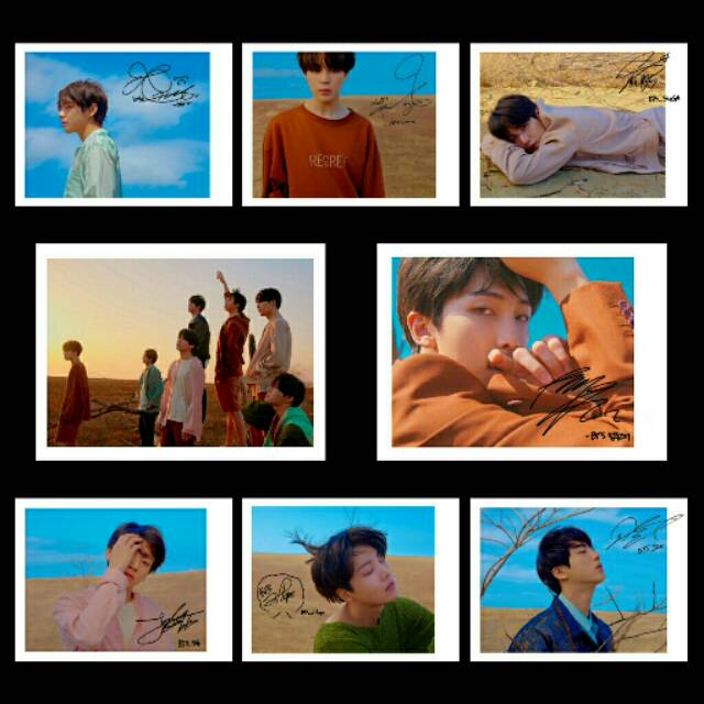 BTS SIGN POLAROID TEAR ERA KPOP