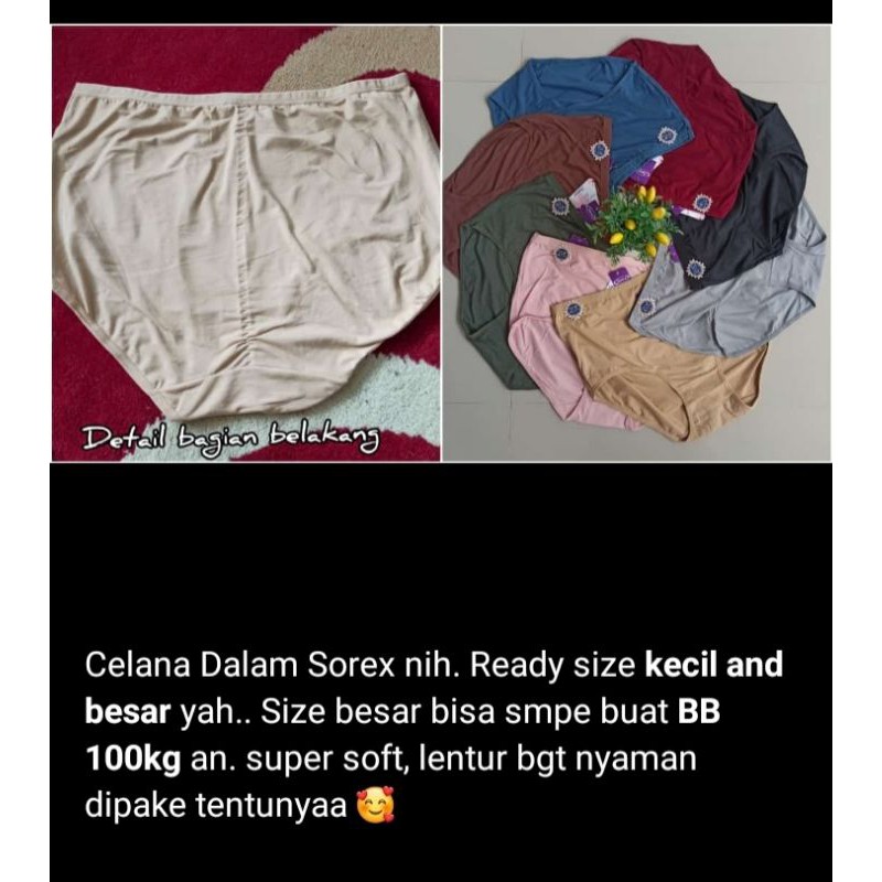 CD jumbo SOREX (celana dalam jumbo)