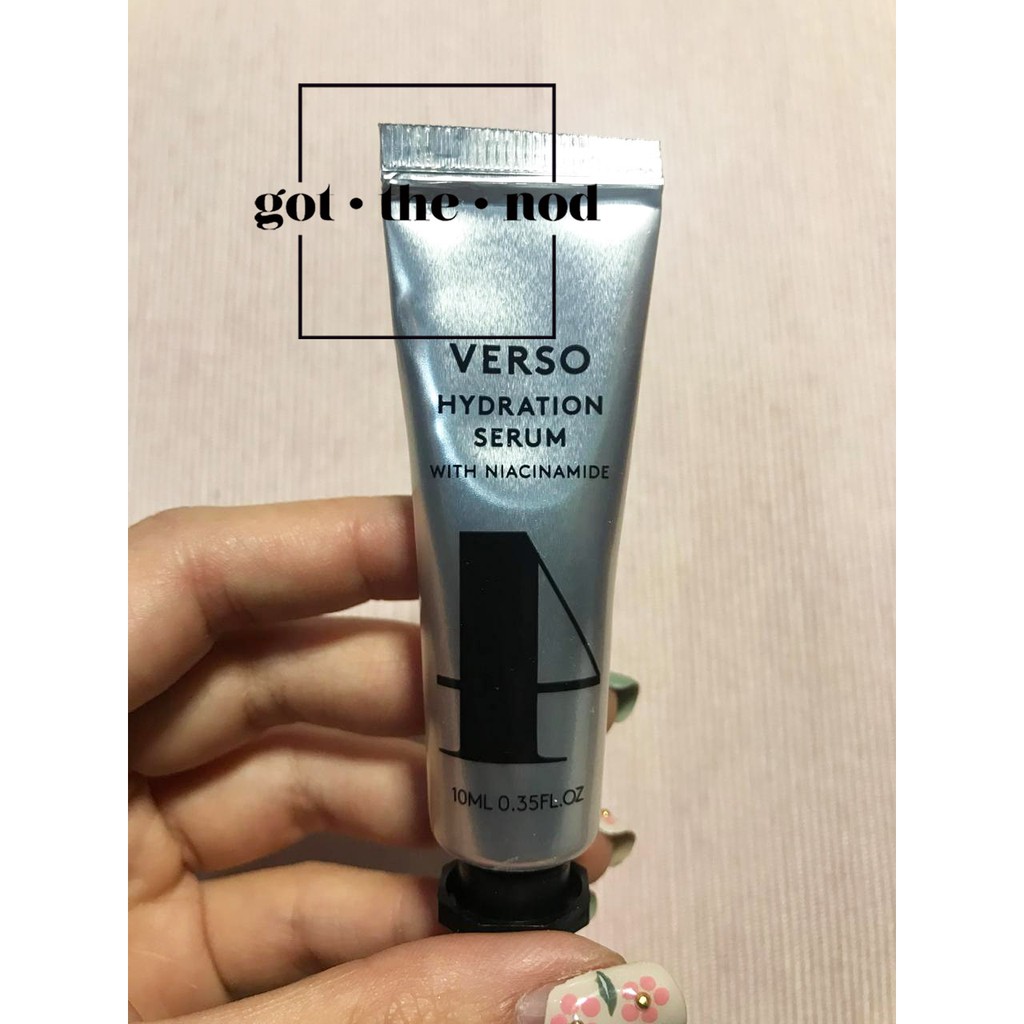 verso hydration serum with niacinamide