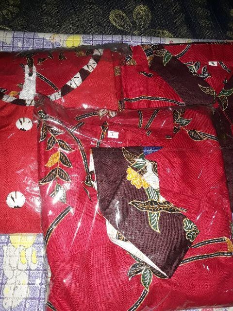 Merry Couple Dress Seragam Batik Natal Merah Baju Cantik Pakaian Anak