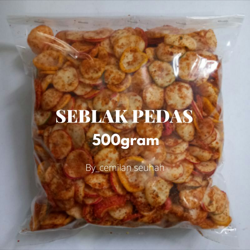 seblak kerupuk pedas daun jeruk isi 500 gram