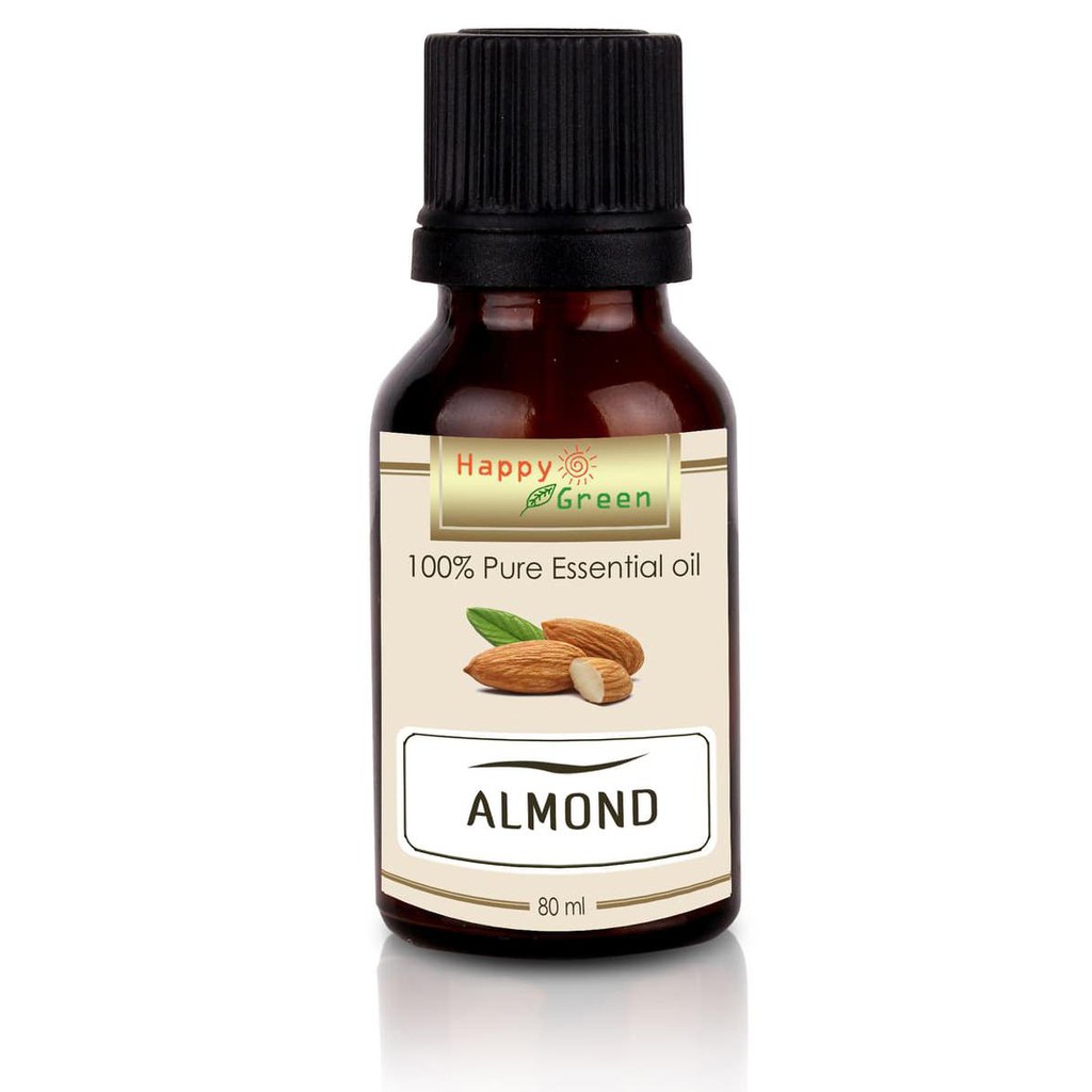 

Tlza Happy Green 100% Pure Almond Oil - Minyak Almond Cosmetic Grade 80Ml Cjof