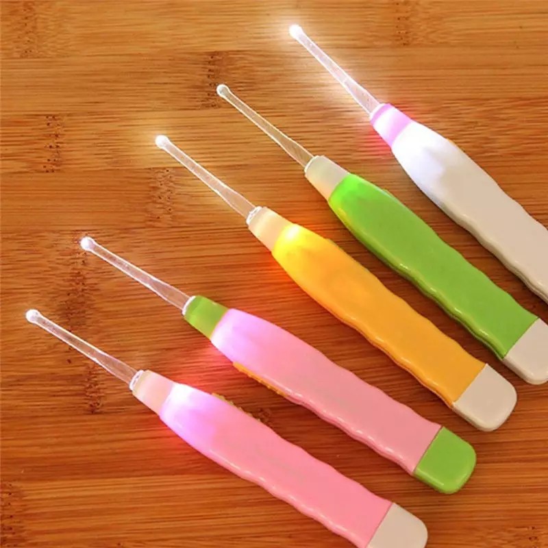 KOREK KUPING LED KARAKTER LUCU / EARPICK LED KARAKTER / KOREK KUPING SENTER / EARPICK FLASHLIGHT