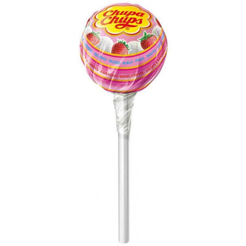 

Chupa Chups Milky Strawberry Cream Lolly