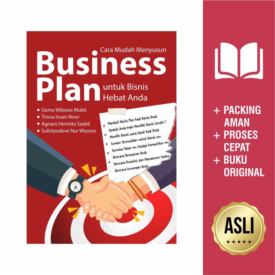 Buku Cara Mudah Menyusun Business Plan Untuk Bisnis Hebat Anda | Shopee