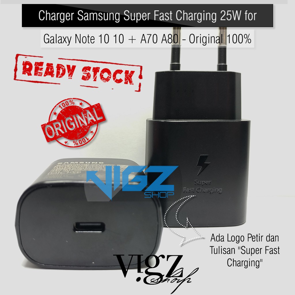 Wall Charger Batok Charger Samsung Galaxy A53 5G S20 FE S21 FE A33 A53 A73 Super Fast Charging 25Watt Original 100%