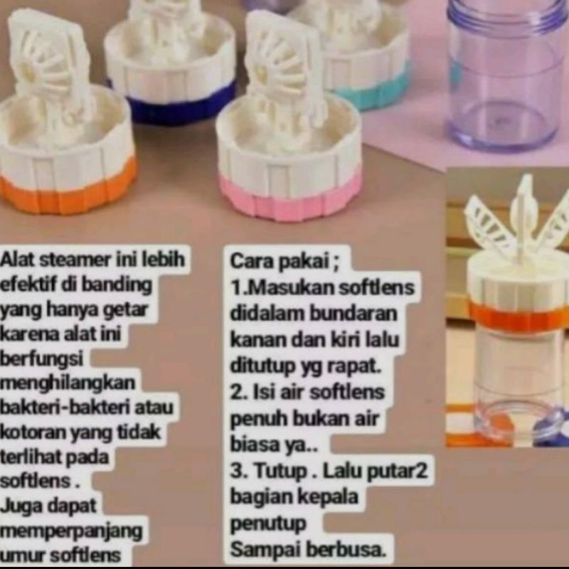 Alat Pencuci Softlens Alat Perendam Softlens Lensa Kontak