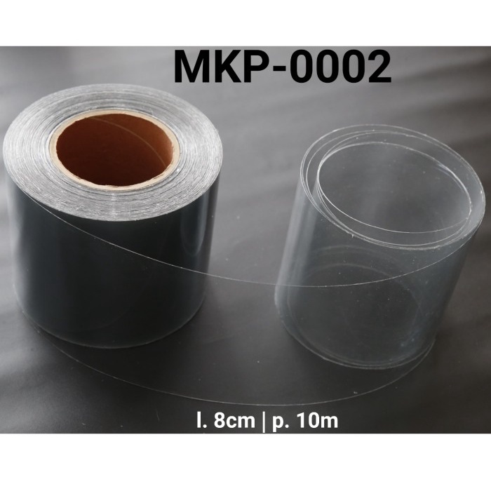 

KUE-PENGHIAS-ALAT- MKP-0002 PLASTIK MIKA ROLL PINGGIRAN CHEESE CAKE TIRAMISU 8CM X 10M -ALAT-