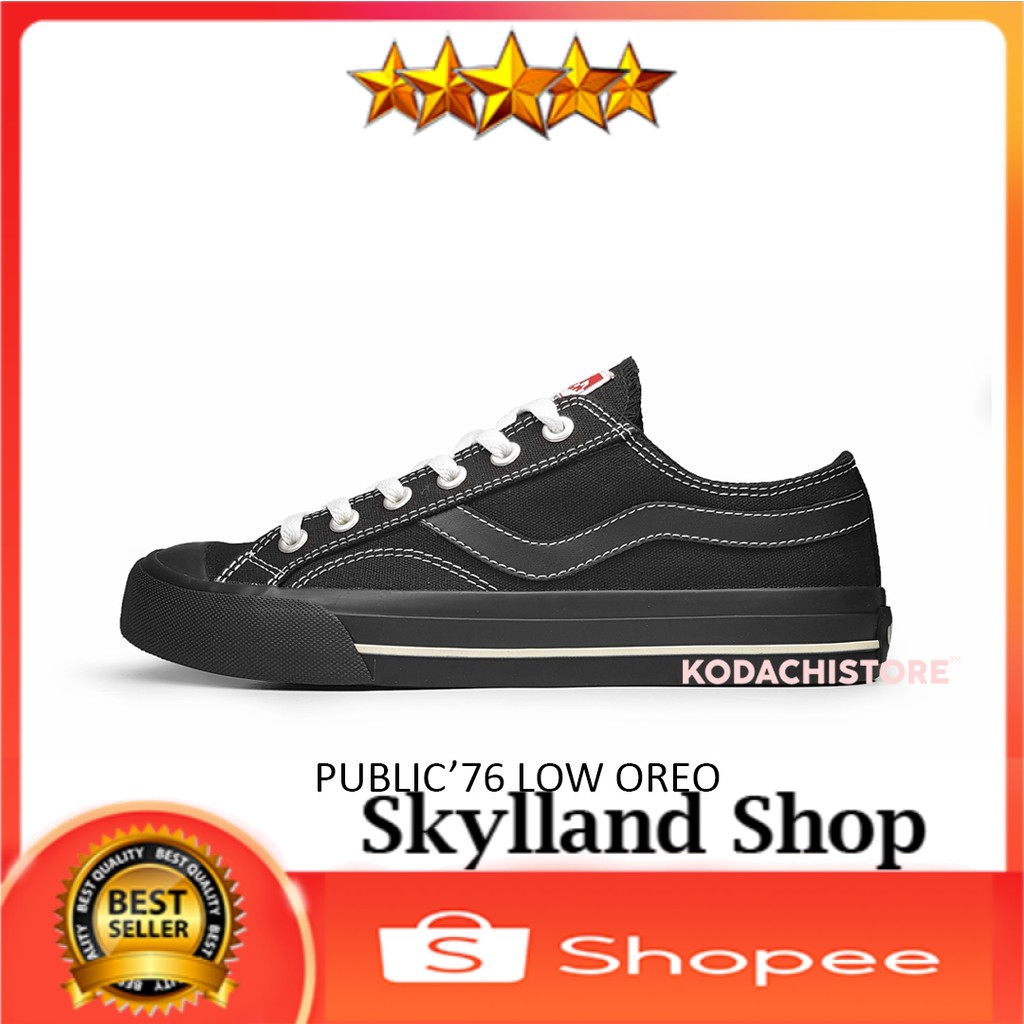 Sepatu Ventela Public Low Oreo - Ventela Shoes