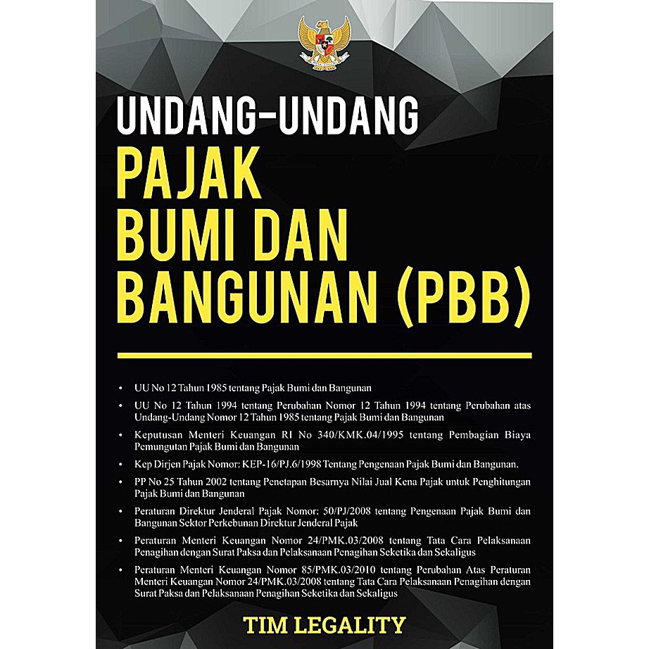 

Undang-Undang Pajak Bumi Dan Bangunan (Pbb)