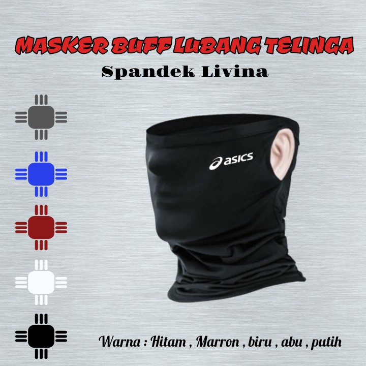 Masker Motor/assc/Masker Bandana Multifungsi/masker lubang telinga