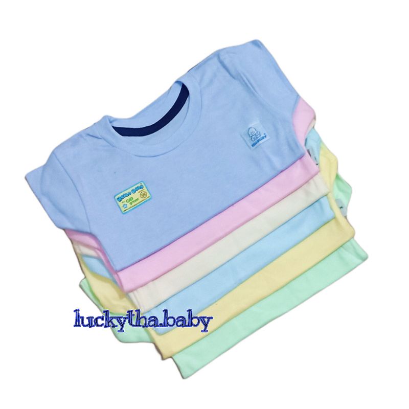 (3pcs ) kaos oblong hello baby polos berkualitas / kaos bayi