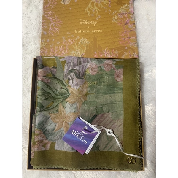 Buttonscarves Mermaid Mustard