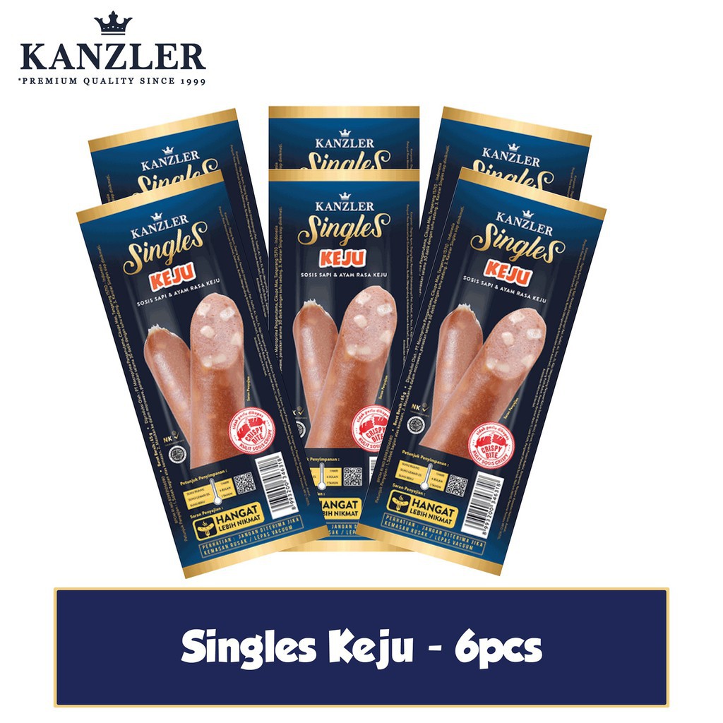 

Sosis Kanzler Single Keju Cheese - 6 PCS