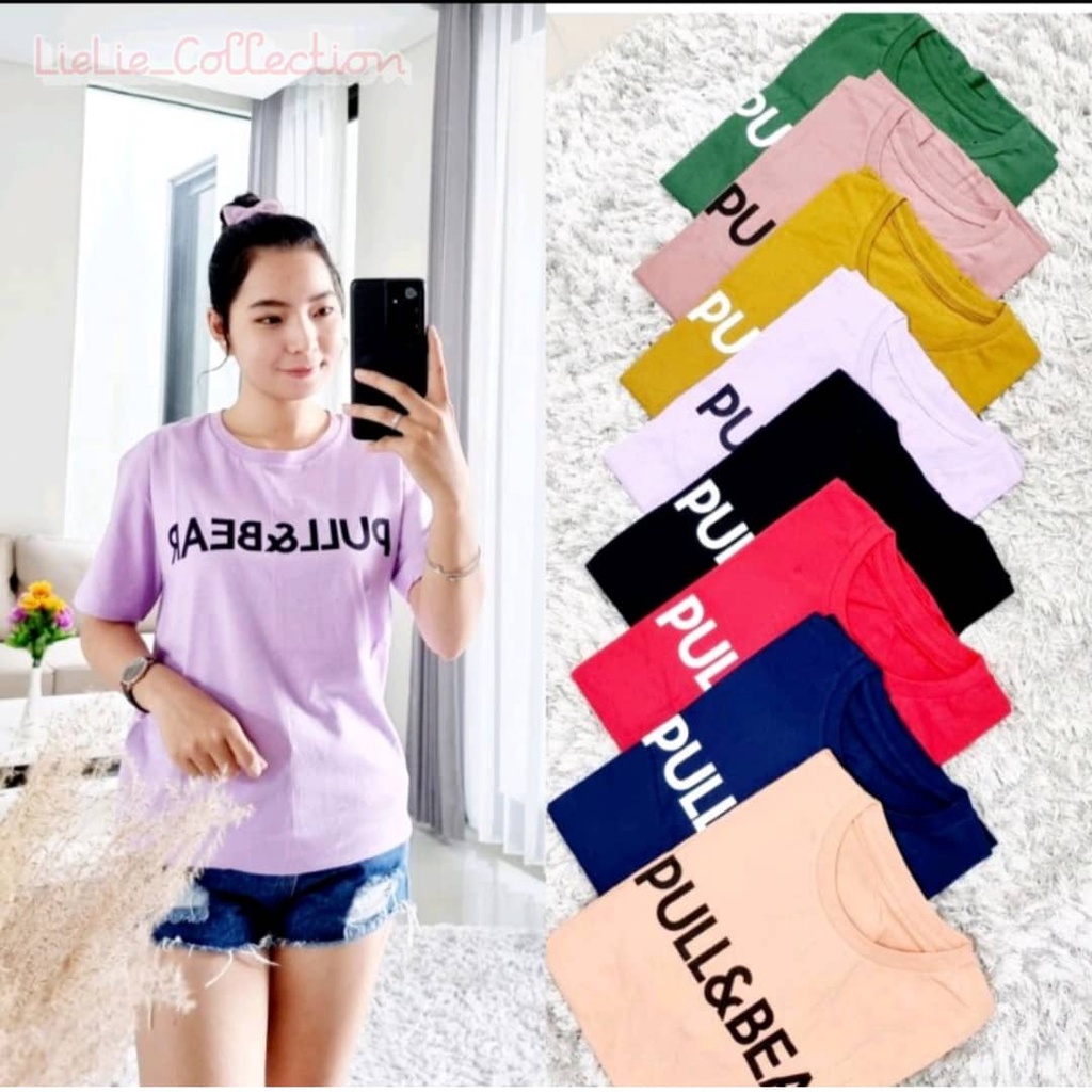 KAOS WANITA IMPORT MURAH / KAOS PULL &amp; BEAR / ALL SIZE