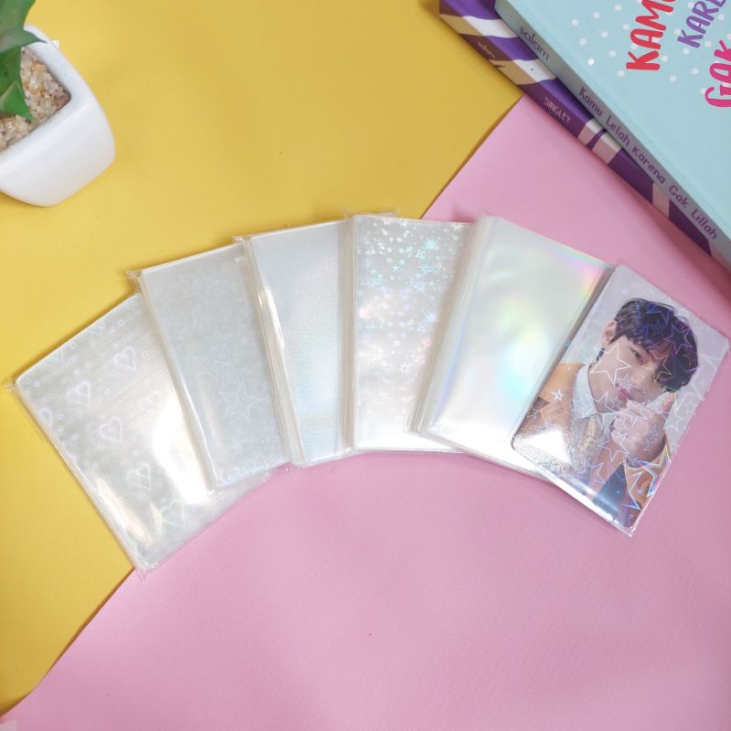 INNER SLEEVE HOLOGRAM / PLASTIK PELINDUNG PHOTOCARD HOLOGRAM TEBAL