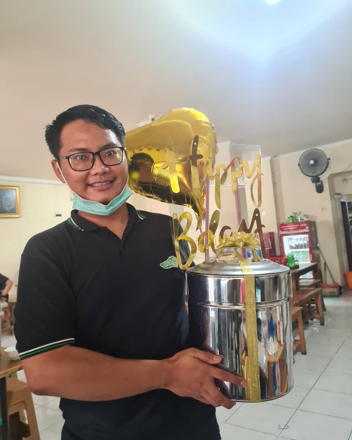 Dandang Baso Stenless Uk28-30-32 Cm ( Tebal 0.4 Ml )