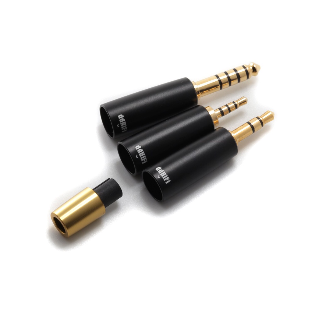 DDHIFI BM4P Headphone Cable Replacement Adapters Set BM25 BM35 BM44 Plugs with Aluminum Alloy Shell